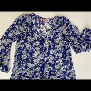 EUC Philosophy Blue Floral Shirt